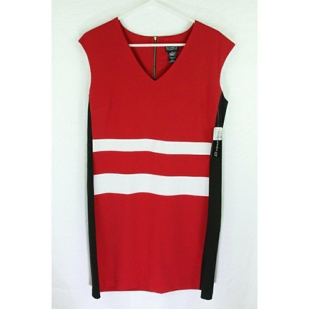 Soho Apparel 10 Dress Sleeveless Sheath NEW